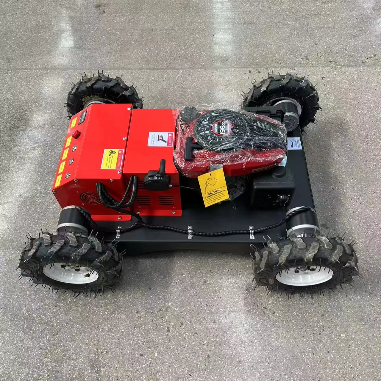 

Intelligent Four-wheel Drive Remote Control Lawn Mower, Orchard Remote Control Farm Machine