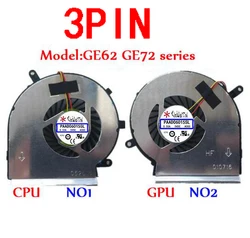 PAAD06015SL вентилятор для MSI GE62 GE72 PE60 PE70 GL62 N303 N302 GE60 A166 MS-16GF GE70 1756 GE62VR GE72VR GP62MVR GL62M N366