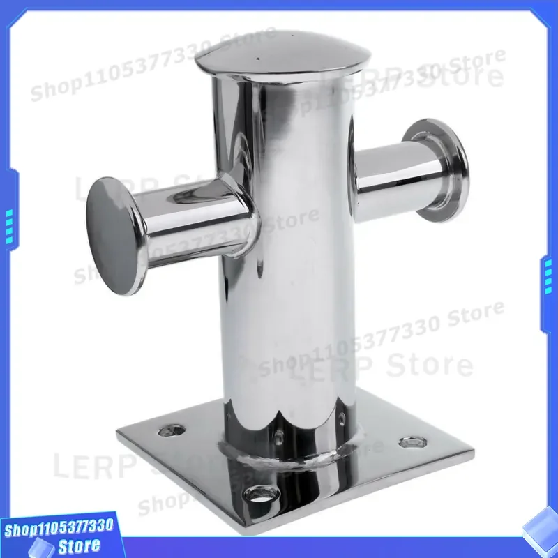 304 Stainless Steel Square Bottom Cross Pile Bolt for Marine Yacht Wharf Mooring Hardware Fittings Heavy Duty Dock Anchor