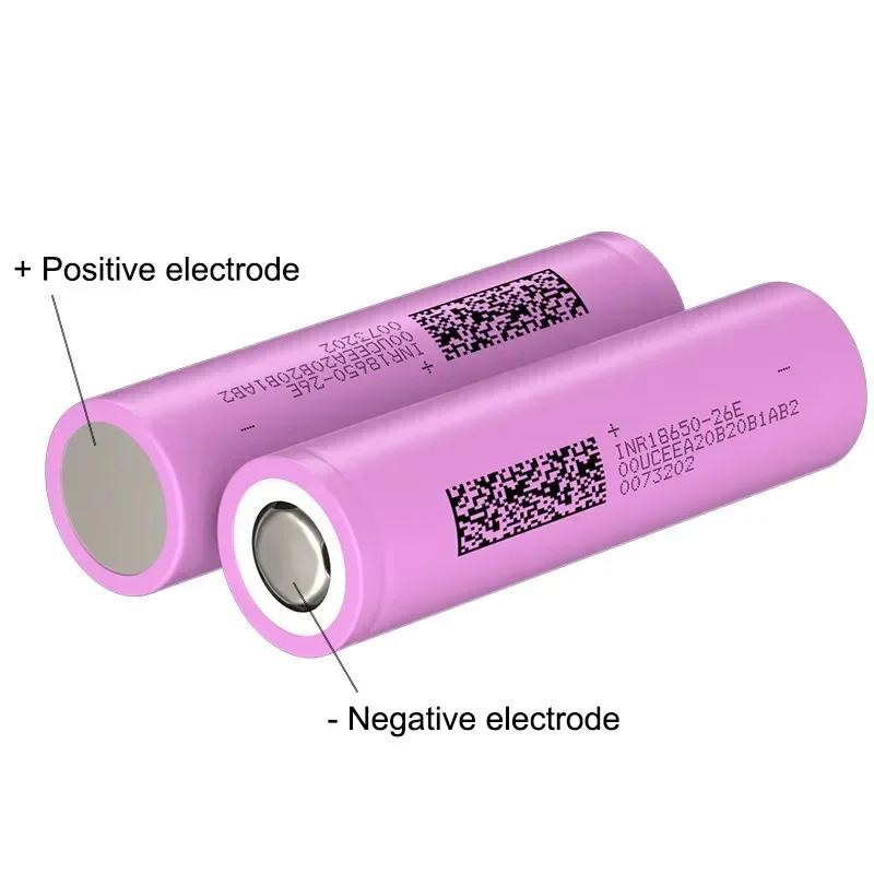 3.7 V 2600mAh INR18650 26E Battery Li-ion Rechargeable Battery 18650 High Current Discharge 30A Power Cell