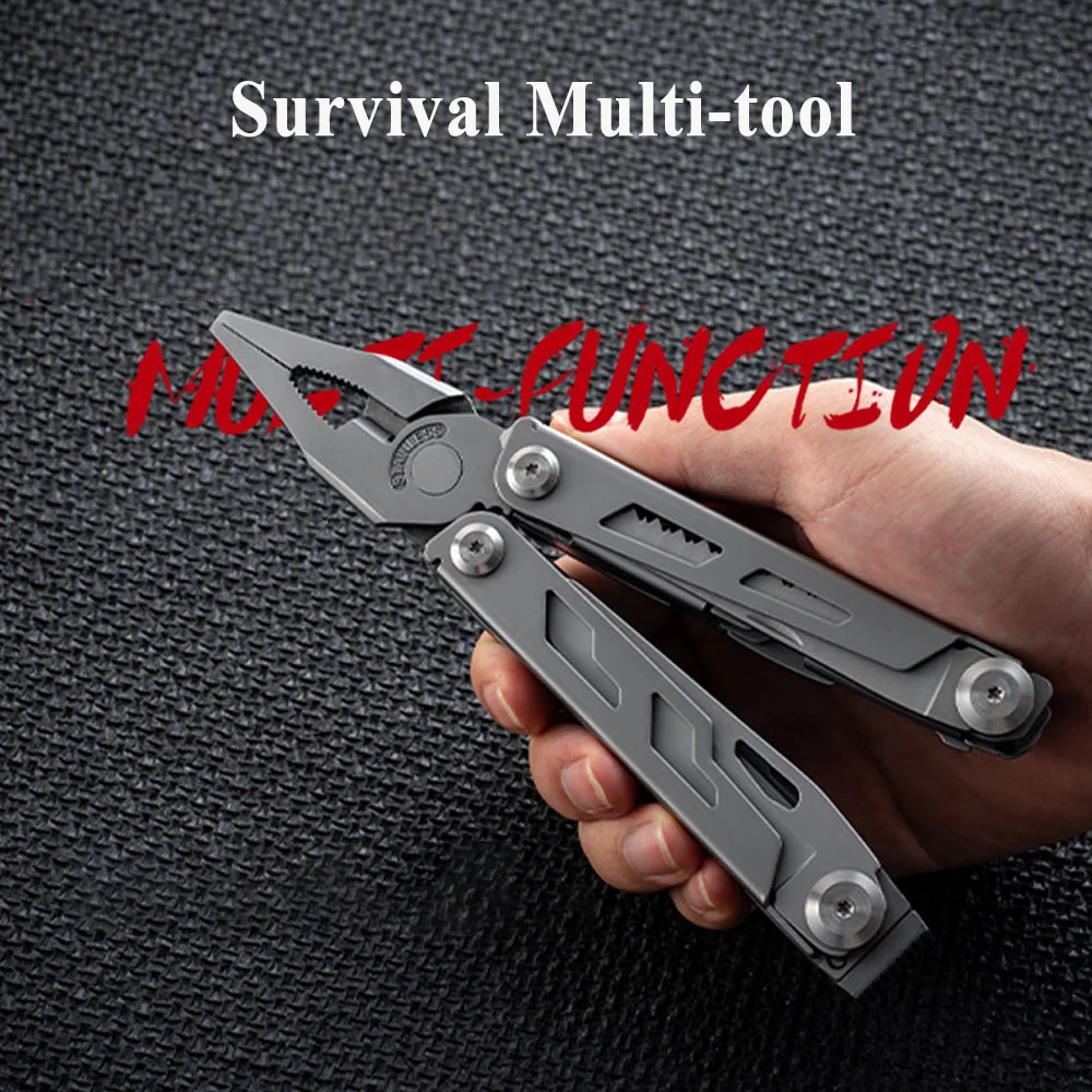 420 Steel Tools Outdoor Survival Multitool Multifunctional Folding Knife Pliers Professional Manual Hand Tools Wire Stripper