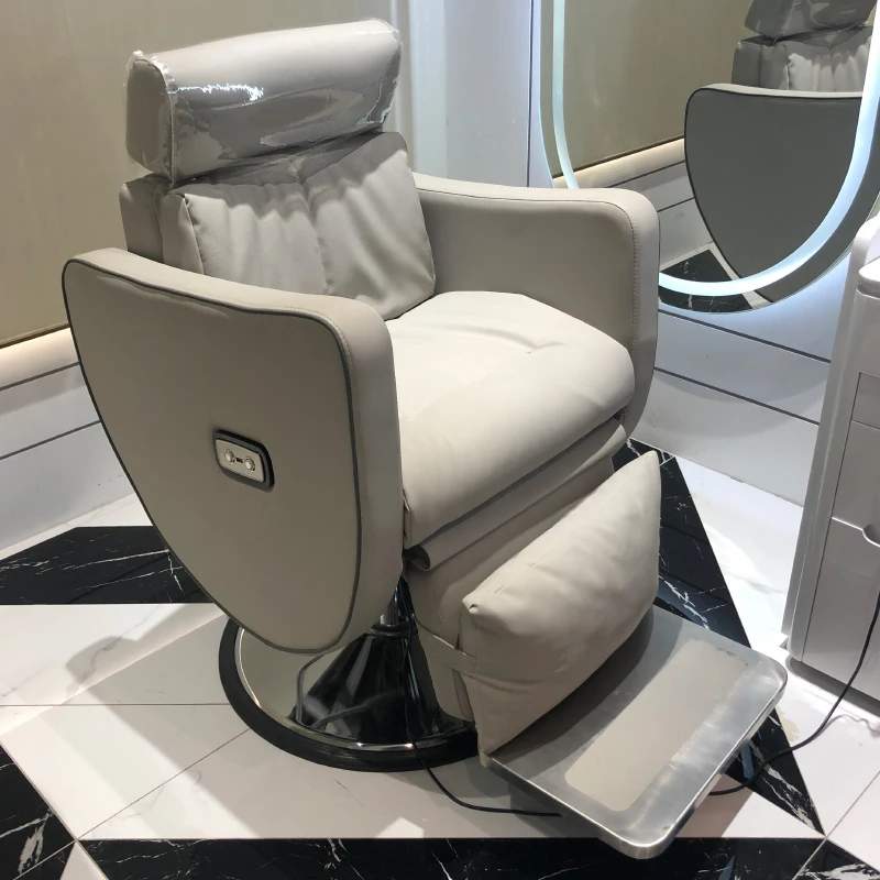 The hairdressing salon chair can be put down the physiotherapy chair, the hairdressing chair liftshair cutting chair