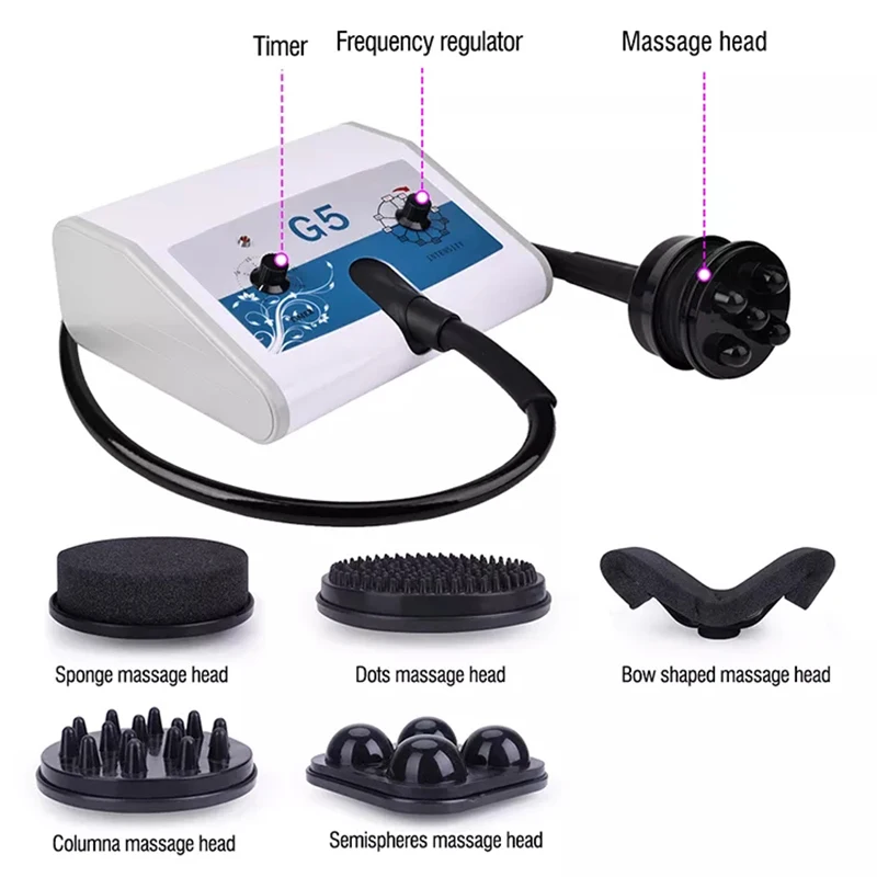 Accesorios de cabeza de masaje para máquina de adelgazamiento de masaje vibratorio G5 y G8, máquina de masaje Turbo para salón de belleza, moldeador