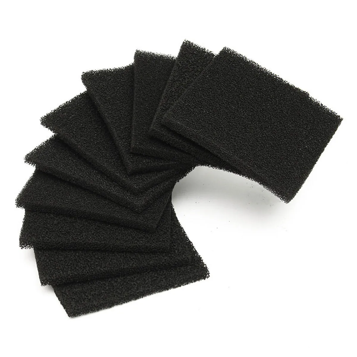 10X Activated Carbon Filter Sponge For 493 Solder Smoke Absorber ESD Fume Extractor 128x128mm Square Shaped Filters