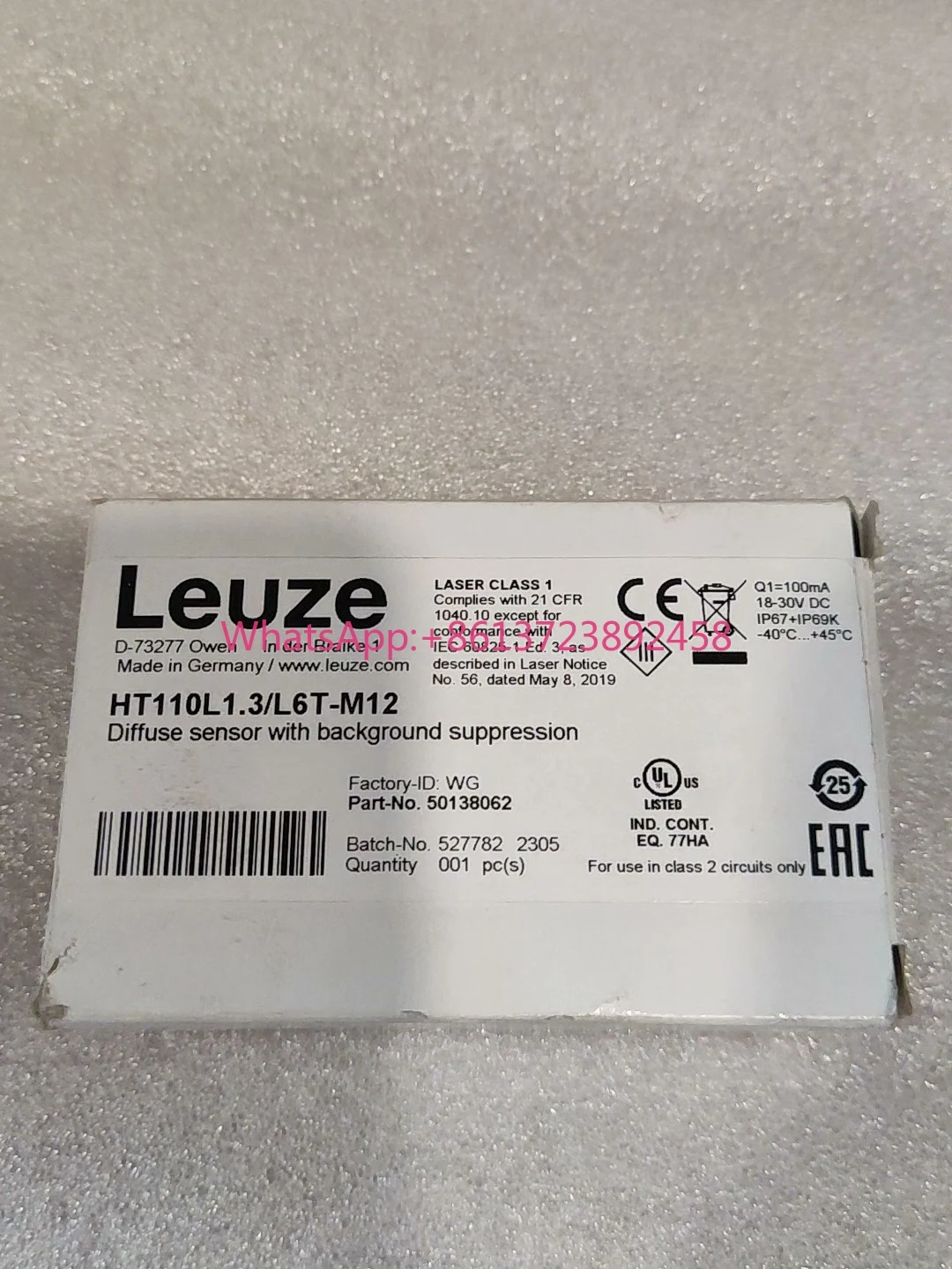 

Leuze HT110L1.3/L6T-M12 sensor, high quality
