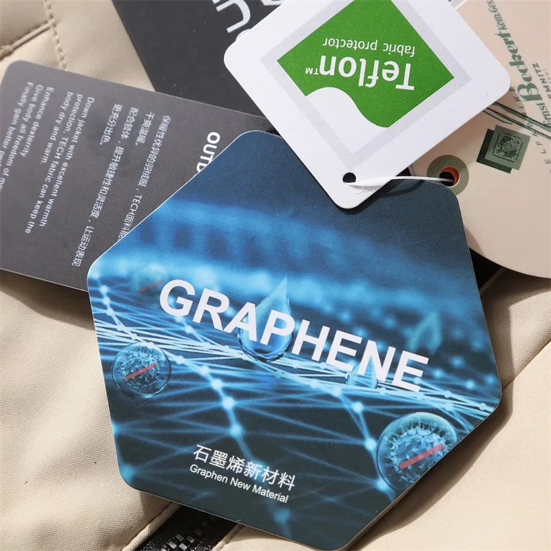 Aphene Tecnologia Termica Down Jaet Cappotto invernale da uomo caldo con cappuccio in piumino Faionable Urban Sle Lunghezza regolare