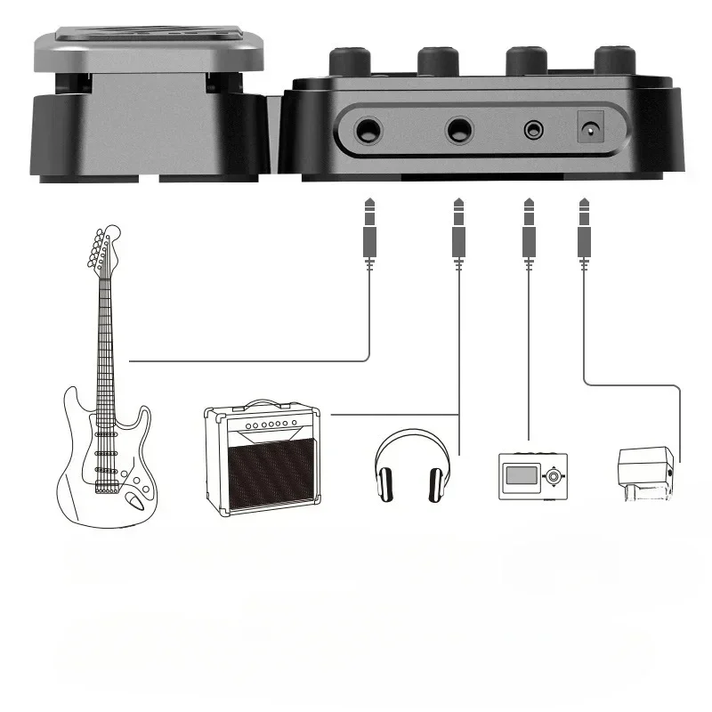 Electric Guitar Digital Integrated Effector MG-100 Multifunctional Drum Effect Sound Loop Loop