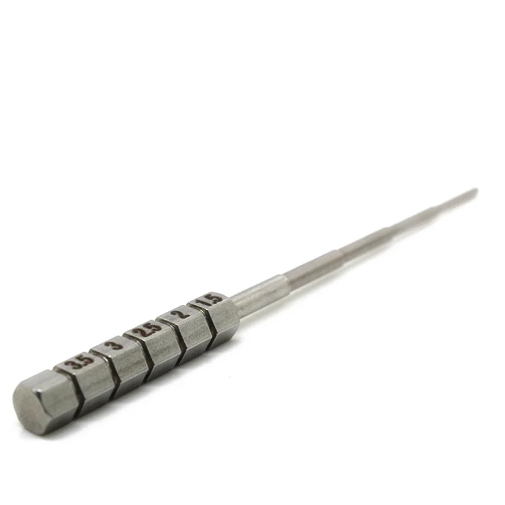 Herramienta de plantilla de envoltura de bobina de mecha para cigarrillo electrónico, accesorios de atomizador RBA RDA, plantillas de mecha, destornillador de bobina de envoltura, 1 ud.
