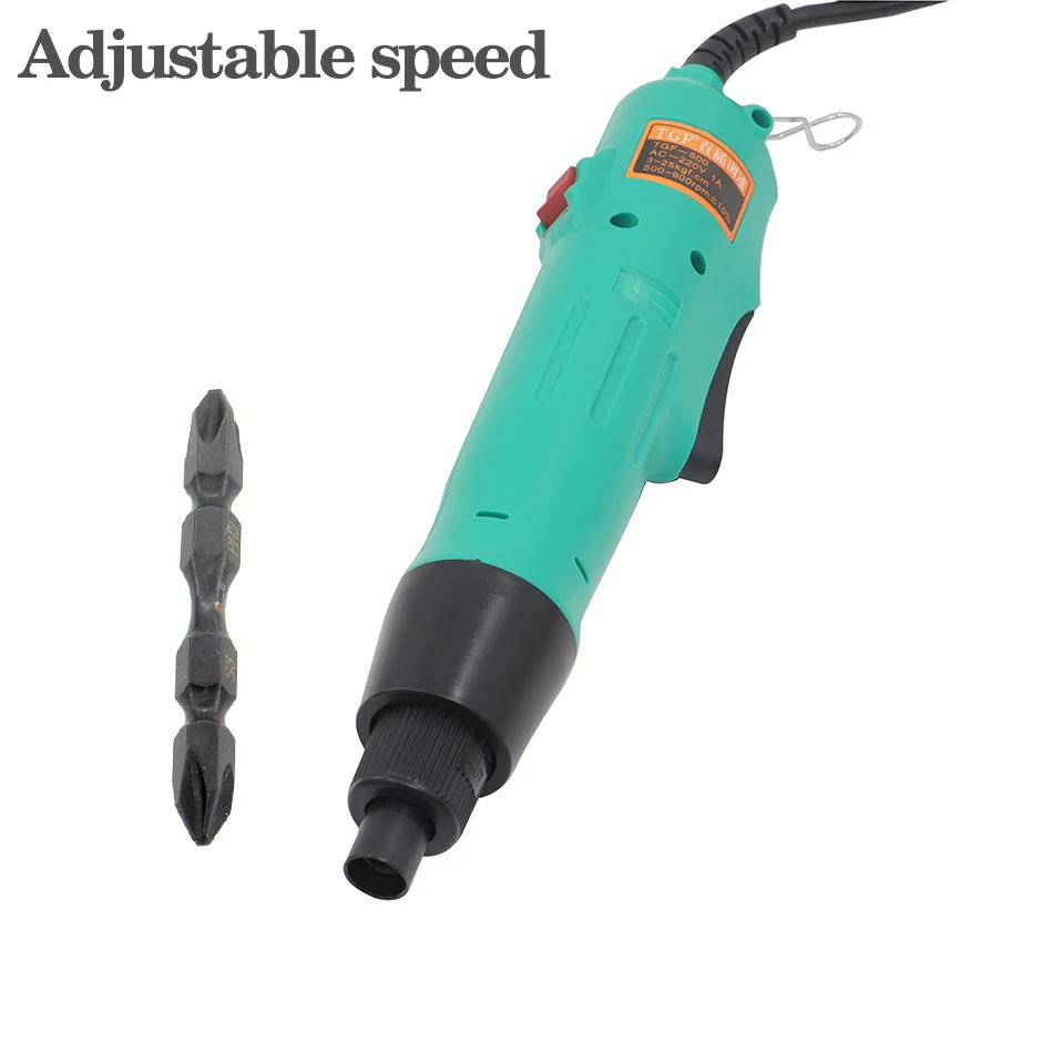 80W high power 1/4 6.35mm electric screwdriver 220V in-line automatic screwdriver hand electric drill electric batch tool