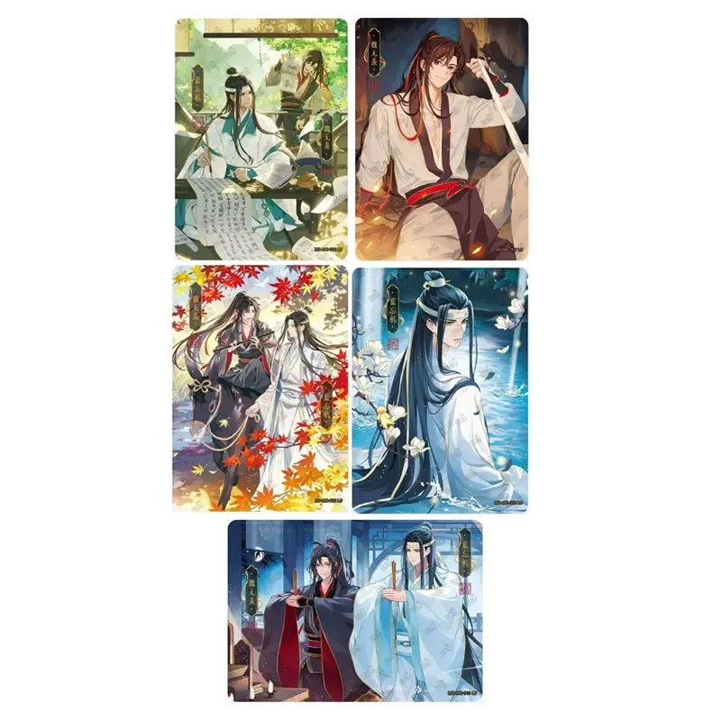 بطاقة جمع هدايا عيد الميلاد أصلية من Kayou Mo Dao Zu Shi 3 QM/MC/CP/CH/PT/FM/YX/Q/JQ/CJ Wei Wuxian Drunken Dream Chapter