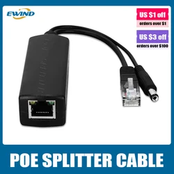 EWIND Gigabit POE Splitter 48V To 5V12V Micro USB/Type-C/DC 10/100/1000Mbps Power Over Ethernet with Isolated POE Breakout Cable