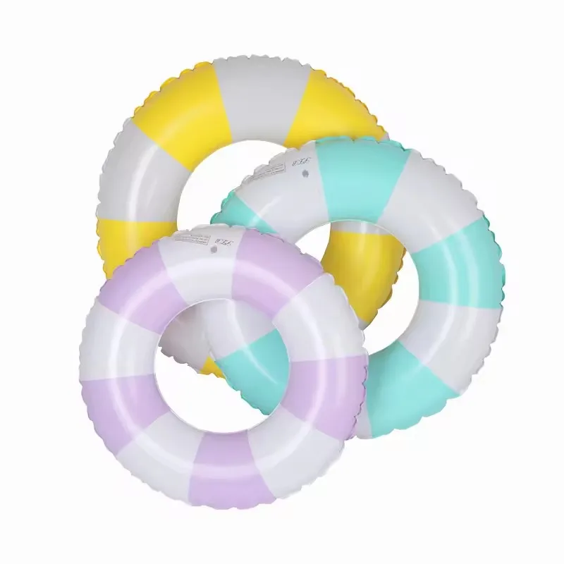 

Water Park Equipment Inflatable Stripe Swim Tube Inflatable Toy Swimming Ring for Child Kid Adult Swimming Circle Pool Float