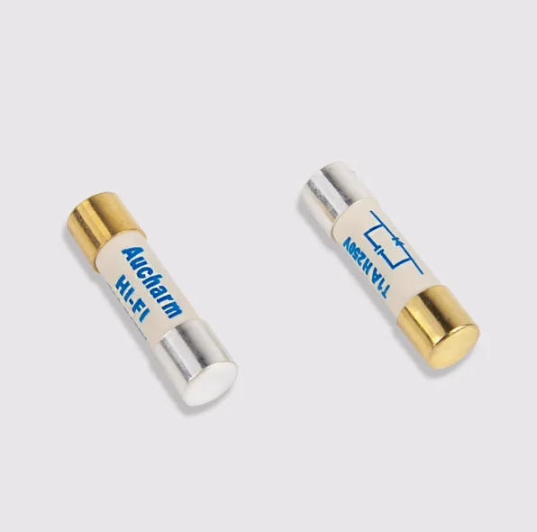4pcs/lot Aucharm HIFI fuse Ceramic gold-plated pure silver slow melting fuse tube amplifier audio 5x20mm free shipping