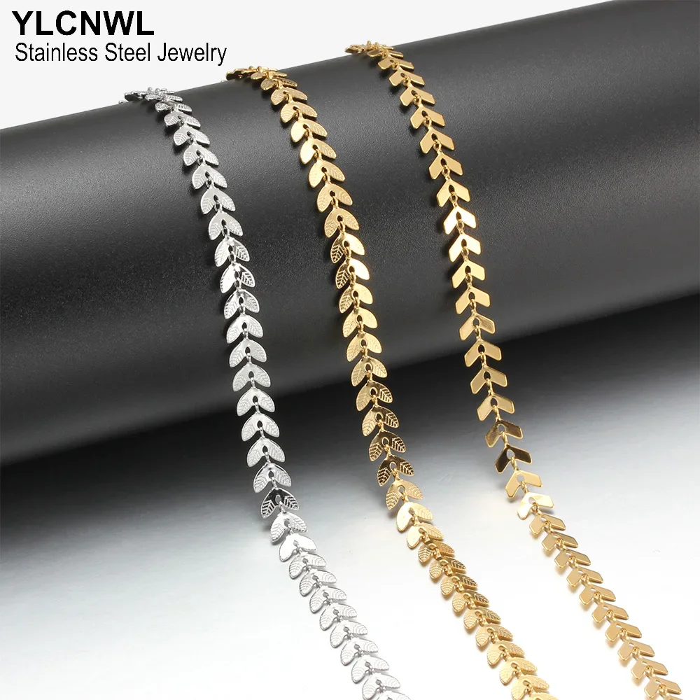 Stainless Steel Necklace For Women Gold Silver Color Statement Arrow Vintage Neck Chain Choker Wholesale Jewelry 16 20 Inch