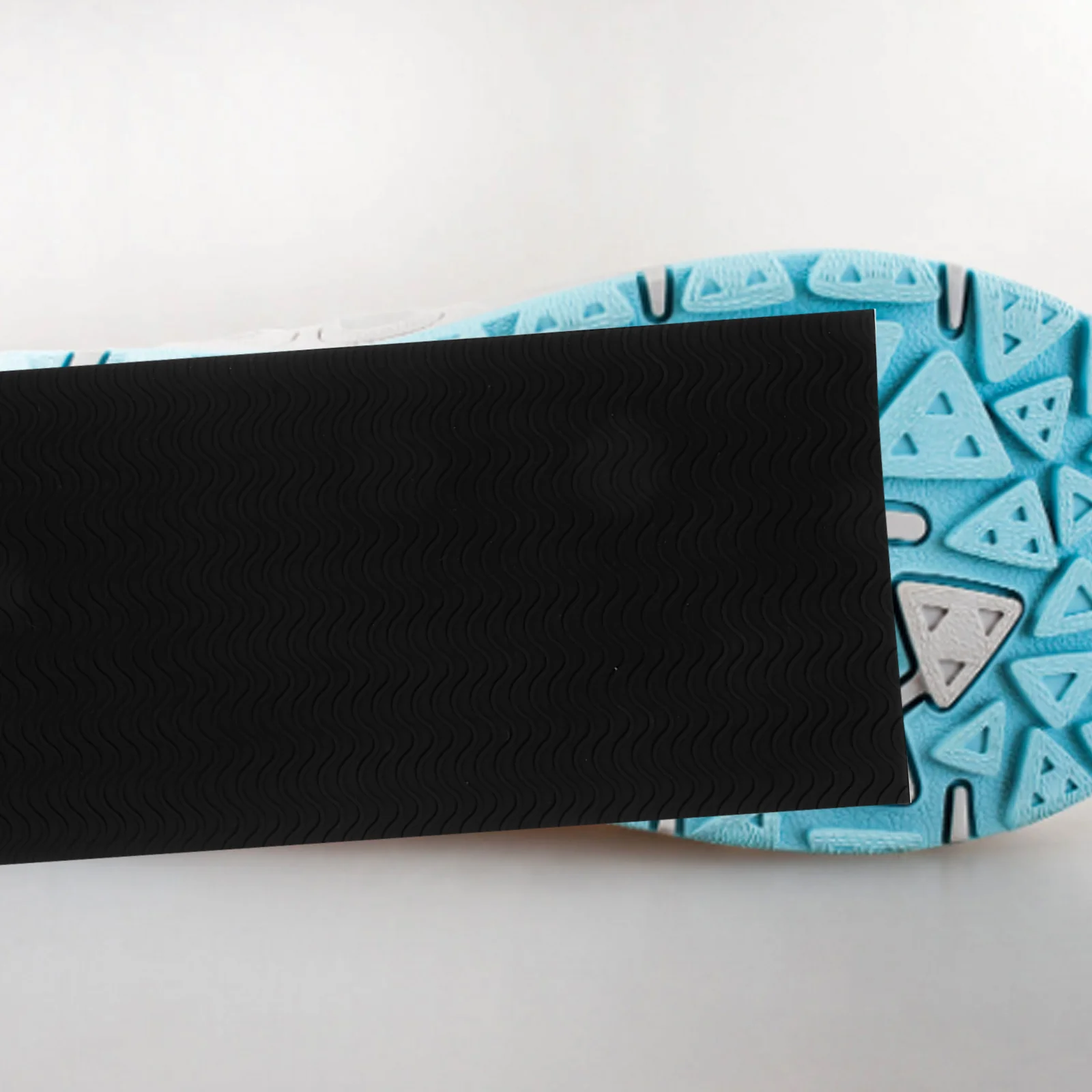 

2pcs Black 1 1mm Thick Sole Protectors Non Slip Wear Resistant Pads for Shoe Bottom Sneakers Walking Safety Repair