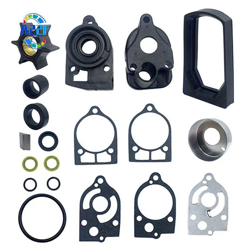 A22F-46-77177A3 Water Pump Impeller Kit For Mercury 30 35 40 45 50 60 65 70 Hp Outboards Motor 18-3324 47-89983