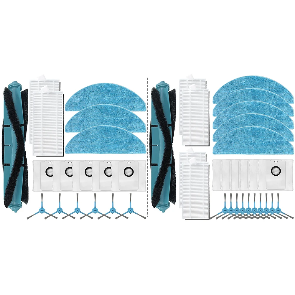 Nadaje się do Conga 7490 8290 Nieśmiertelny dom dla X-Treme Główna szczotka boczna Filtr Worek na kurz Zestaw ściereczek do mopa