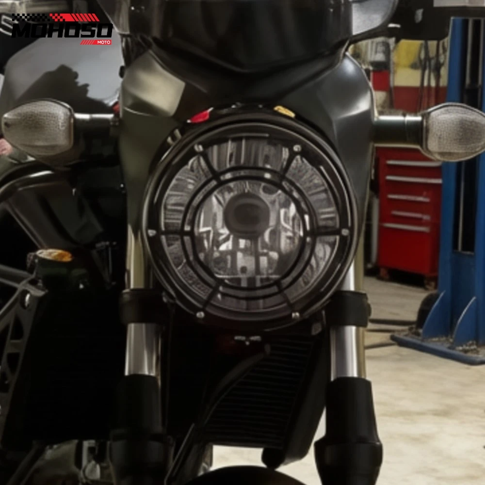 

For Suzuki SV650 ABS SV650X Cafe Racer 2016-2024 Motorcycle Front Headlight Head Light Guard Protector Cover Protection Grill
