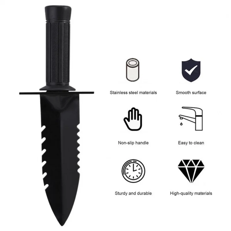 Multi Functional Outdoor Camping Tactical Knife Shovel Metal Detector Tool Outdoor Survival Portable Kit Garden Tools