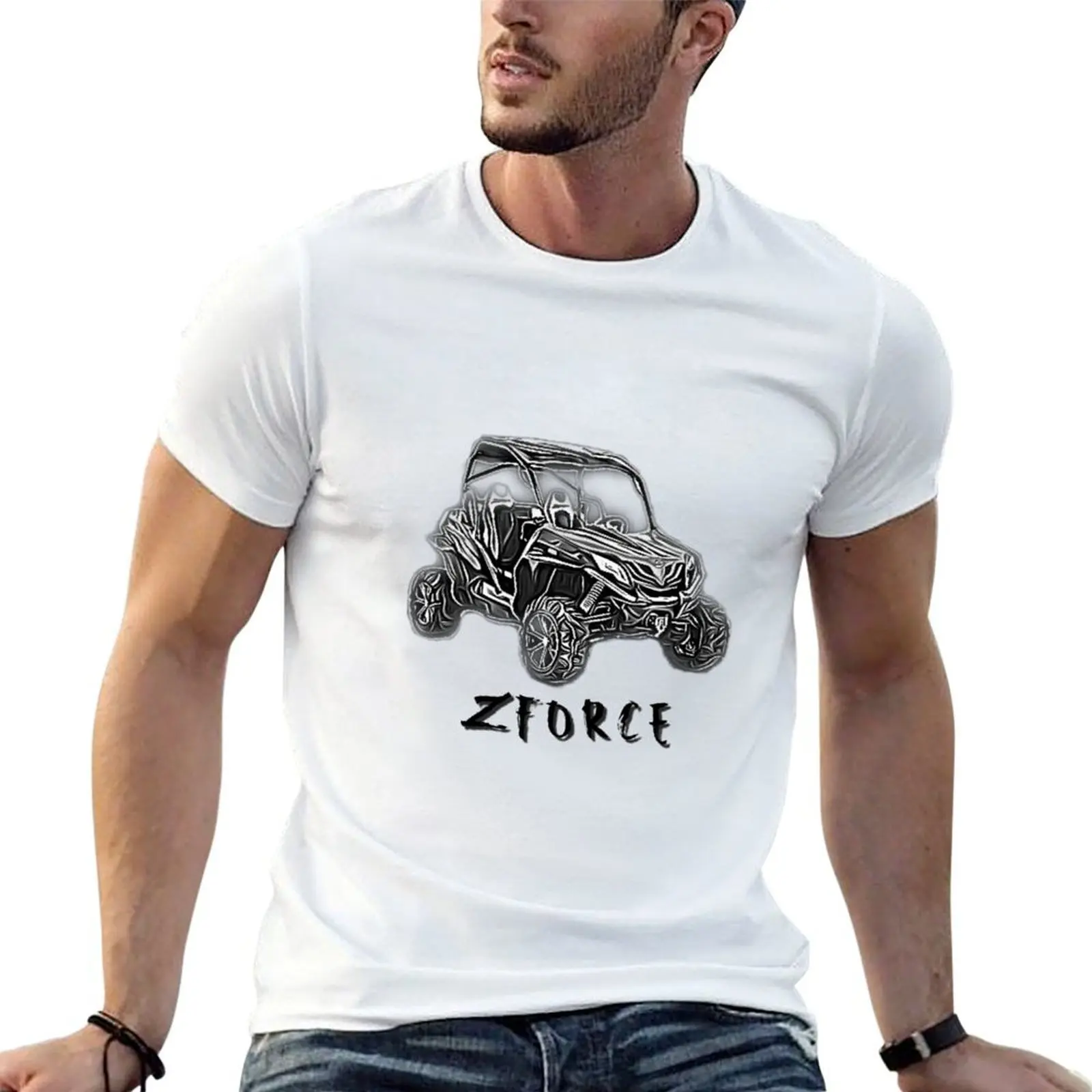 

Cf moto zforce utv side by side T-Shirt t shirt man luxury t shirts for man graphic vintage T-Shirt