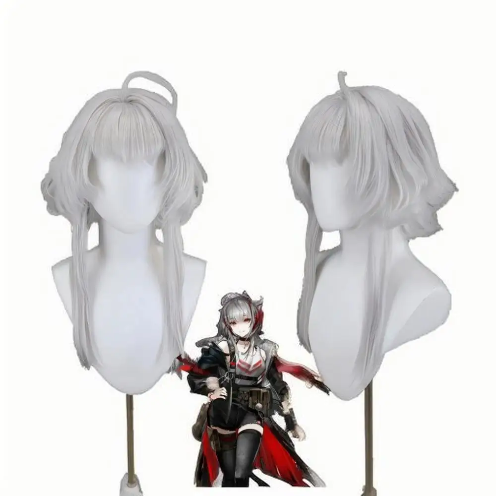 High-Temperature Resistant Fiber Cosplay Wig for Arknights wisadel