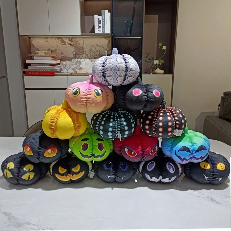 Nuevo diablo de dibujos animados creativo multiestilo calabaza de peluche de juguete exhibición de fiesta Linda muñeca de calabaza decorativa un regalo de cumpleaños para niños