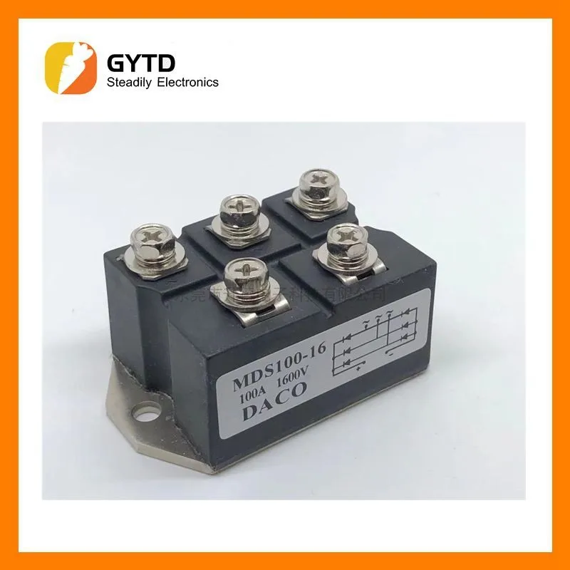 Redresseur triphasé de pont de diode de MDS150A 150A Amp 1600V MDS150-16 MDS150A 1600V MDS100-16 MDS100A1600V MDS100A 1600V MDS100A-16