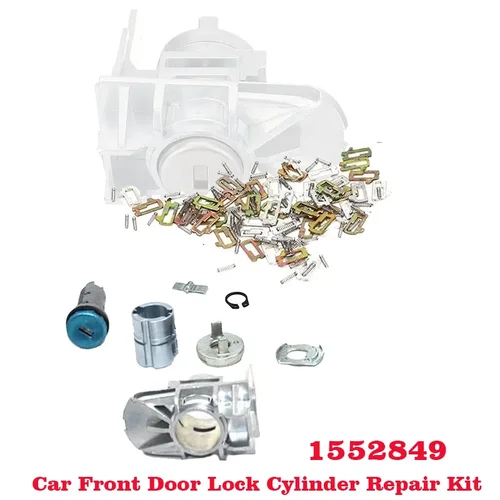 Imagen 2 del producto Juego de reparación de cilindro de cerradura de puerta delantera de coche, para Ford Focus, c-max, s-max, 1552849