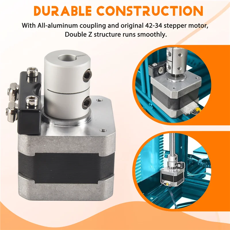AY14 – Für Ender 3 Dual Z-Achsen-Upgrade-Kit mit Leitspindel-Schrittmotor, 3D-Drucker-Zubehörteile für Creality Ender 3