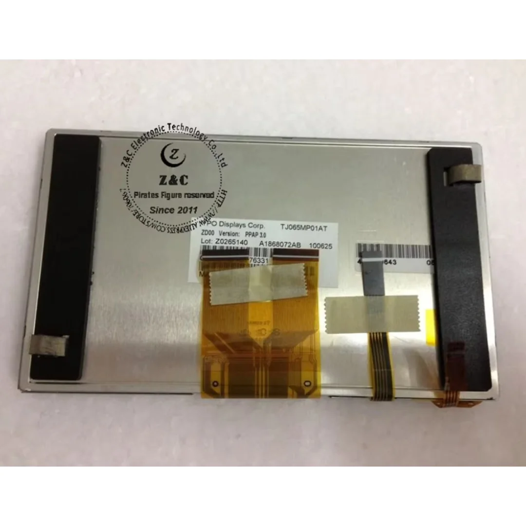 

TJ065MP01AT TJ065MP02AA Оригинальный ЖК-дисплей класса A+ 6,5 дюйма с сенсорным экраном и дигитайзером для автомобильной GPS-навигации TPO