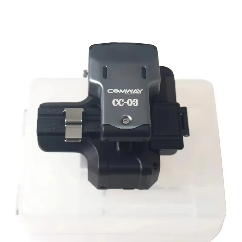 Original CC03 One-step Fiber Cleaver CC-03, Automatic High Precision Fiber Cutter, Fiber Splicer Tools