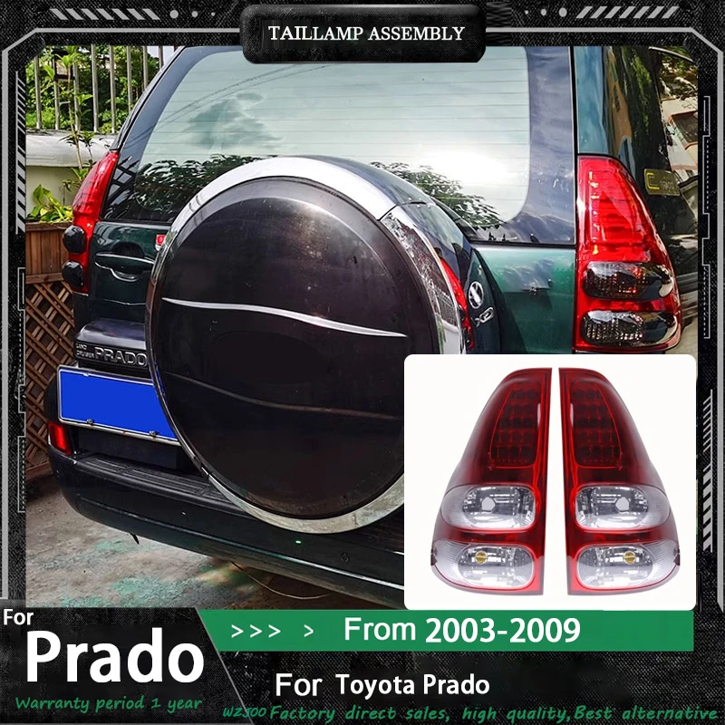

Car Styling Auto For Toyota 2003-2009 Prado LC120 Taillight Upgrade DRL LED Lights Signal Dynamic Tail Lamp Tool Assembly