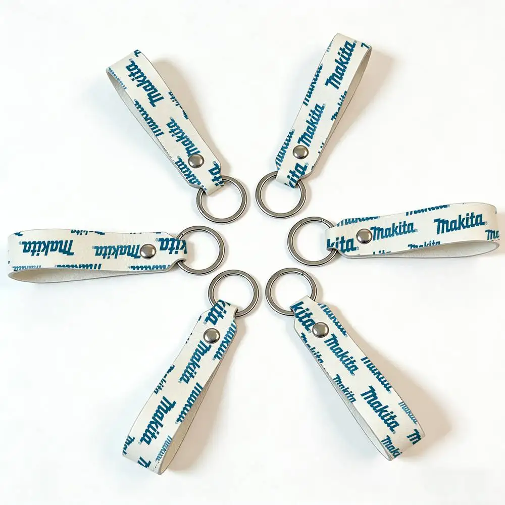 Fashion For Makita High Quality PU Leather Moto Keychain Vintage Style Key Pendant For Scooter Motocross