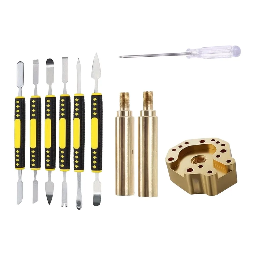 5/7/10pcs High Performance Soldering Tip Kit For PS5 For PS4 For Joy Con ForDrift Repair With Adapter For 936 Iron Station Tools