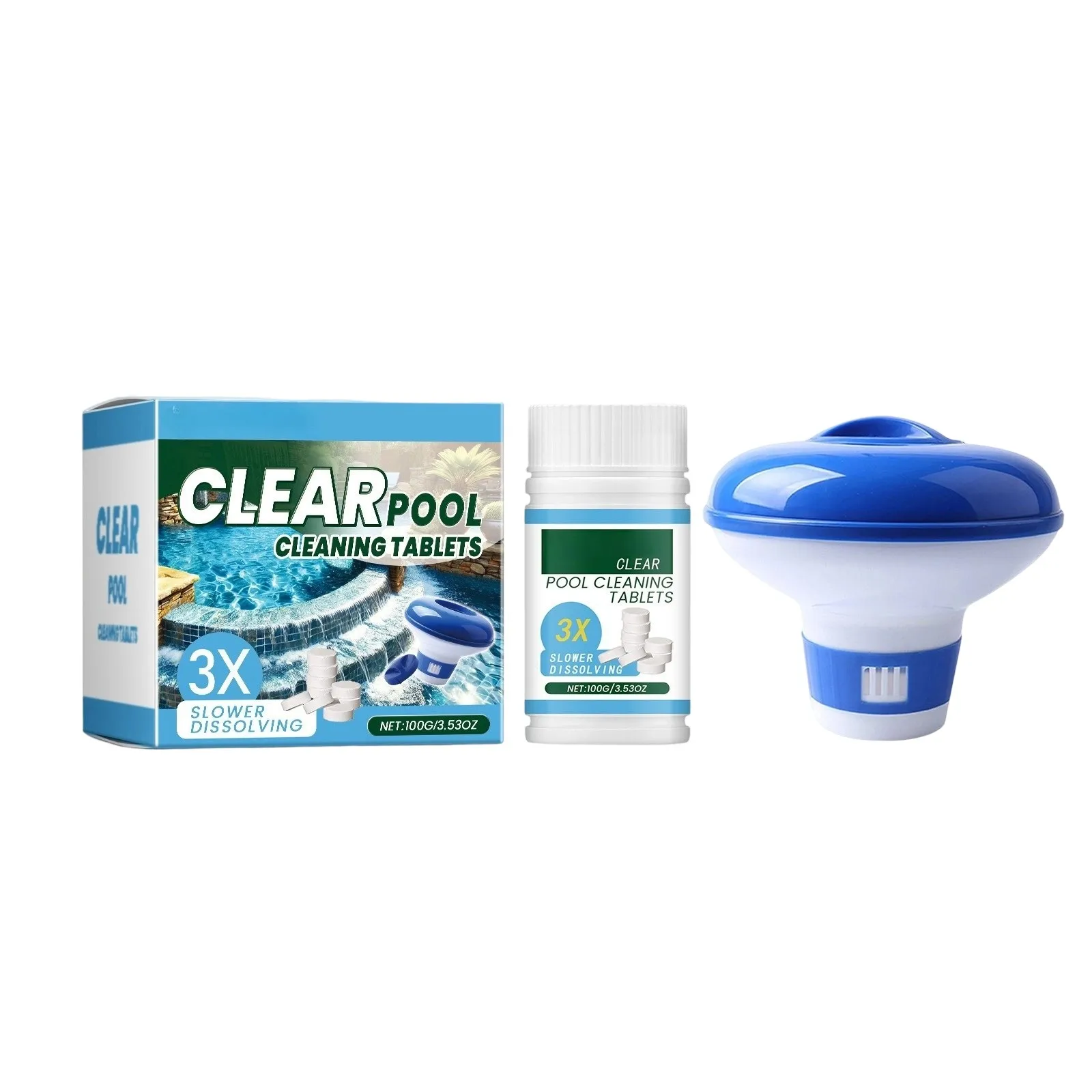 Summer Automatic Pool Disinfection Dosing Device New Floating Cleansing Dispenser Pool Cleaner Swimming Spa Hot Tub Supplies