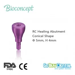 

RC Healing Abutment, conical shape, Φ5mm,H6mm (122230)