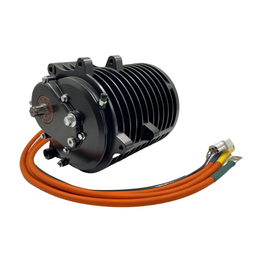 QS J138A 70H V3 3000W PMSM Motor With Internal Reduction For Electric Motorcycle Moped Dirt Bike