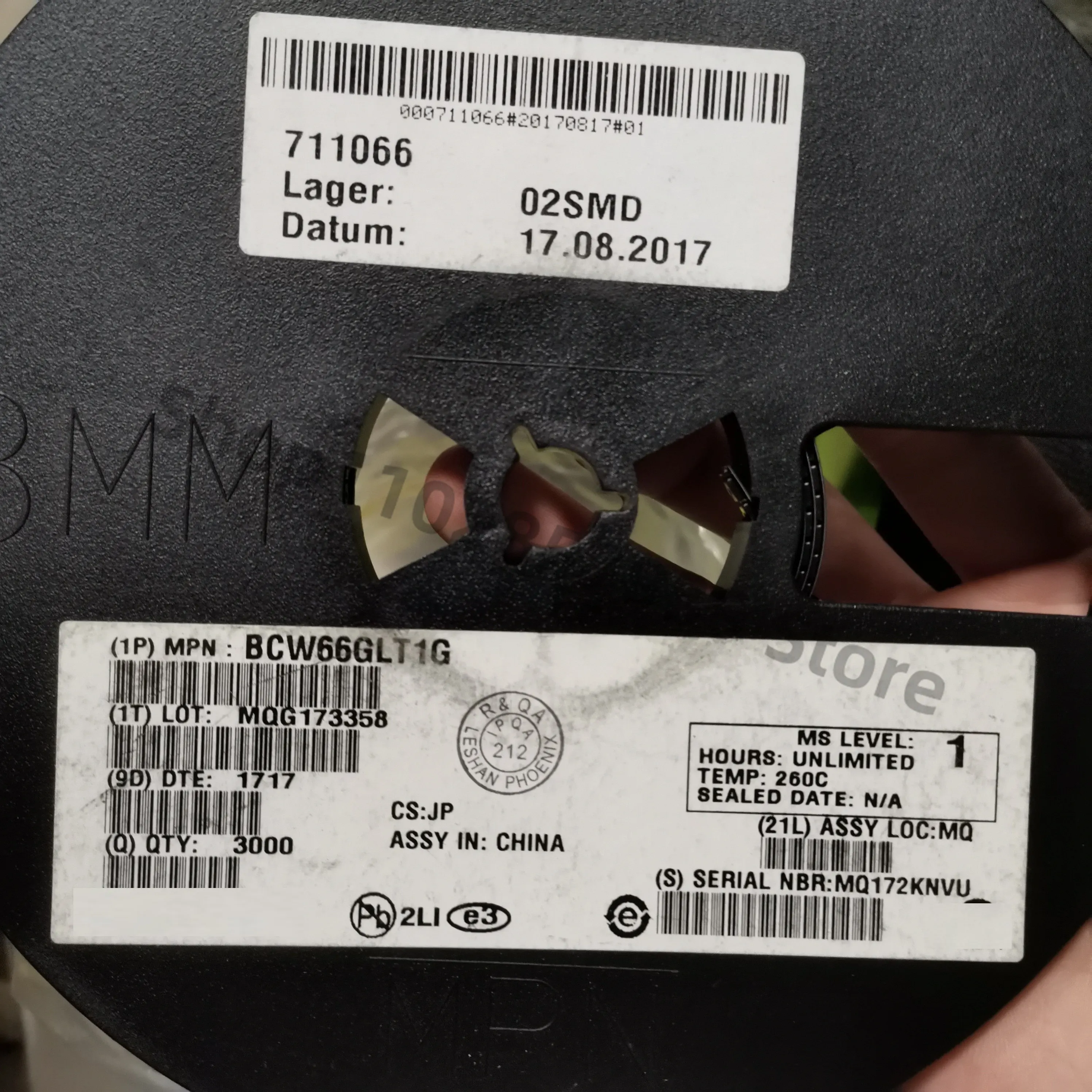 

BCW66GLT1G 50 шт./лот TRANS NPN 45 В 0,8 А SOT23-3 оригинальное место