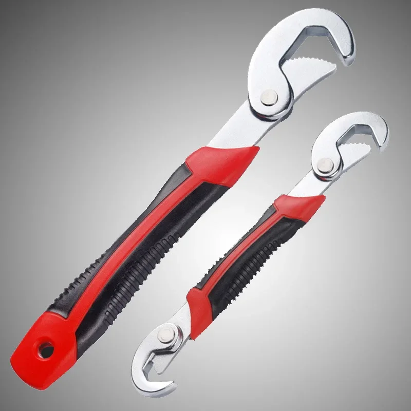 Universal Adjustable Wrench Tool Set Multifunctional Large Opening Double-Ended Pipe Live Mouth Pliers Wrench Hardware Hand Tool