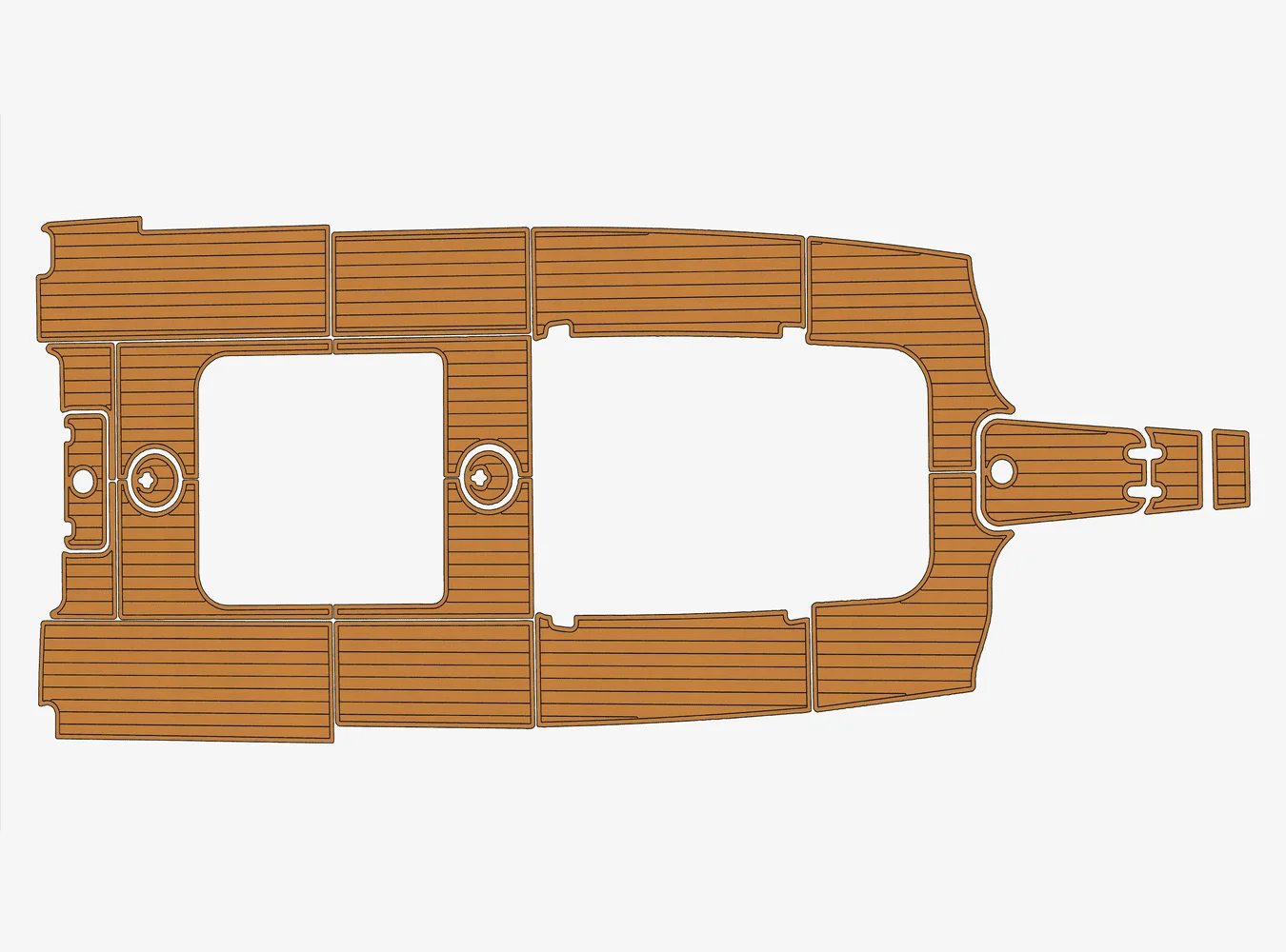

2022-2023 Sea Hunt 305 УЛЬТРА 1/4 дюйма, 6 мм, пена EVA, нескользящая ПВХ, настил из тикового дерева, морской коврик,...ek, водный ковер, морской пол