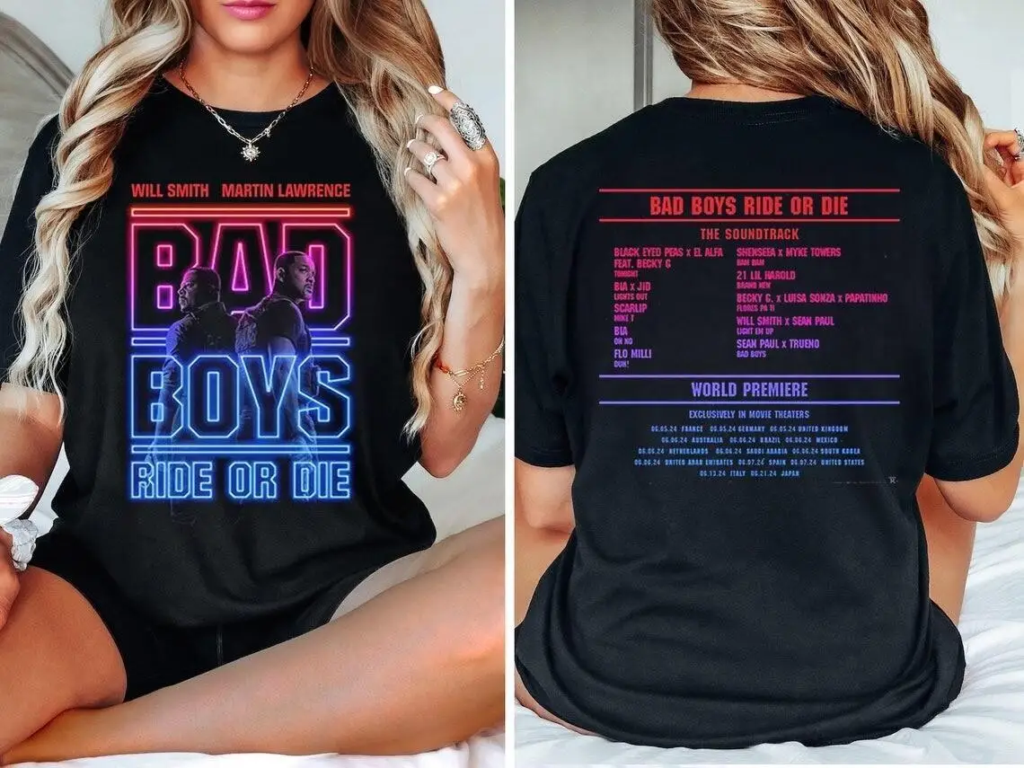 

Футболка из фильма Bad Boys Ride or Die 2024, футболка Bad Boys 4