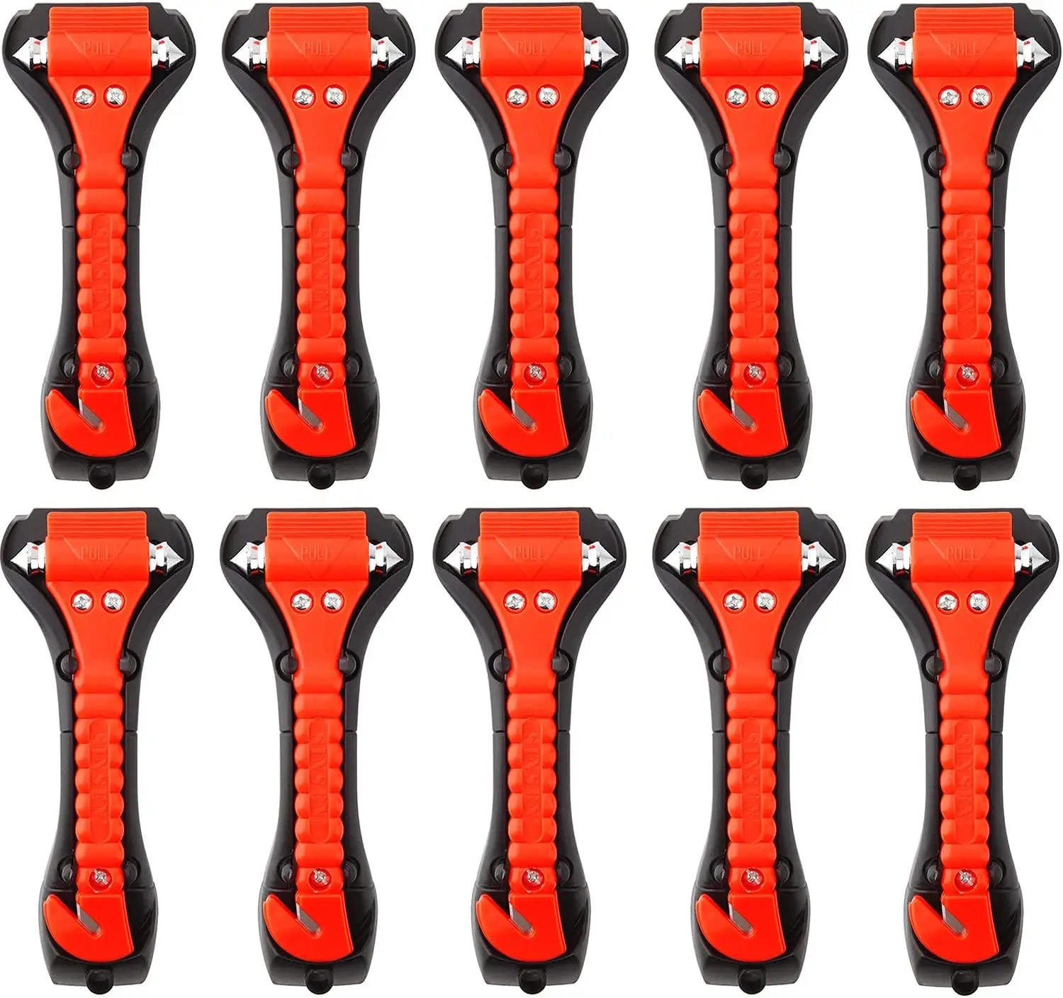 

Car Safety Hammer Emergency Escape Tool Auto Car Window Glass Hammer Breaker and Seat Belt Cutter Escape 2-in-1 for