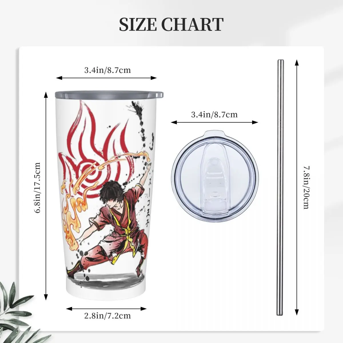 The Last Paintbender Team Avatar Ultimate Stainless Steel Tumbler Vacuum Insulated Mug Thermal Cold Cup Straws With Lid 20oz