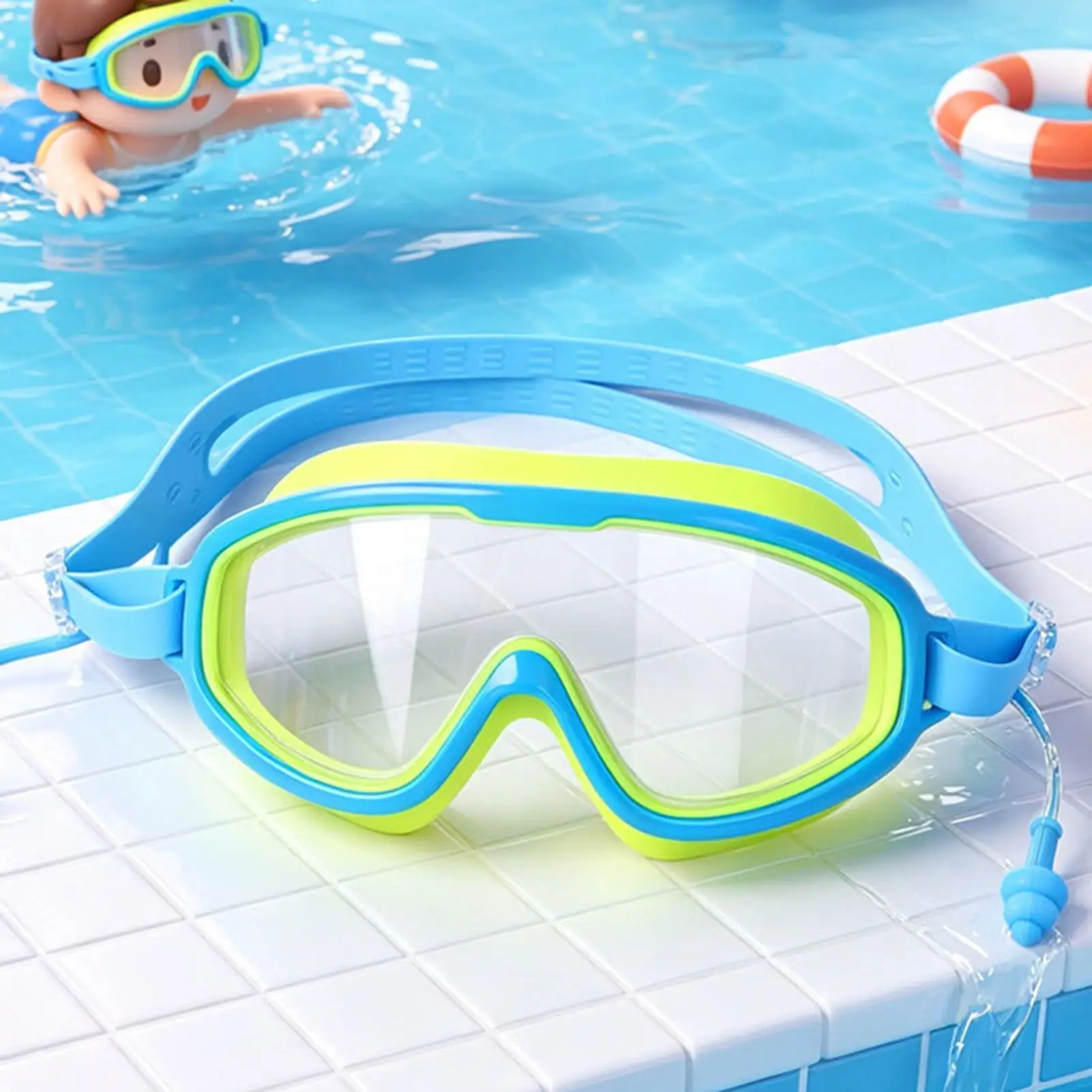 Kids Swimming Goggles Children Pool Protection Anti-fog Lens Anti Fog Swim Goggles For Backyard Summer Camping Vacation Hiking view 4