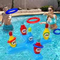 1 Pc PVC Inflatable Bowling Sleeves, Children's Game Throwing SleevesWater Pool Play Water Sleeves Toys, Parent-Child Interactiv