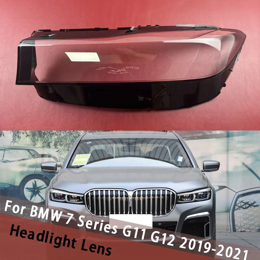 

For BMW 7 Series G11 G12 730 740 750 760 2019 2020 2021 Headlight Cover Lampshade Clear Headlamp Housing Lamp Shell Lens Shade
