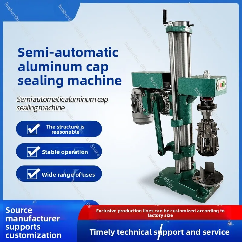 ZS-XG60 Spray Semi Automatic Vial Glass Bottle Jar Ropp Screw Bottle Manual Capping Machine