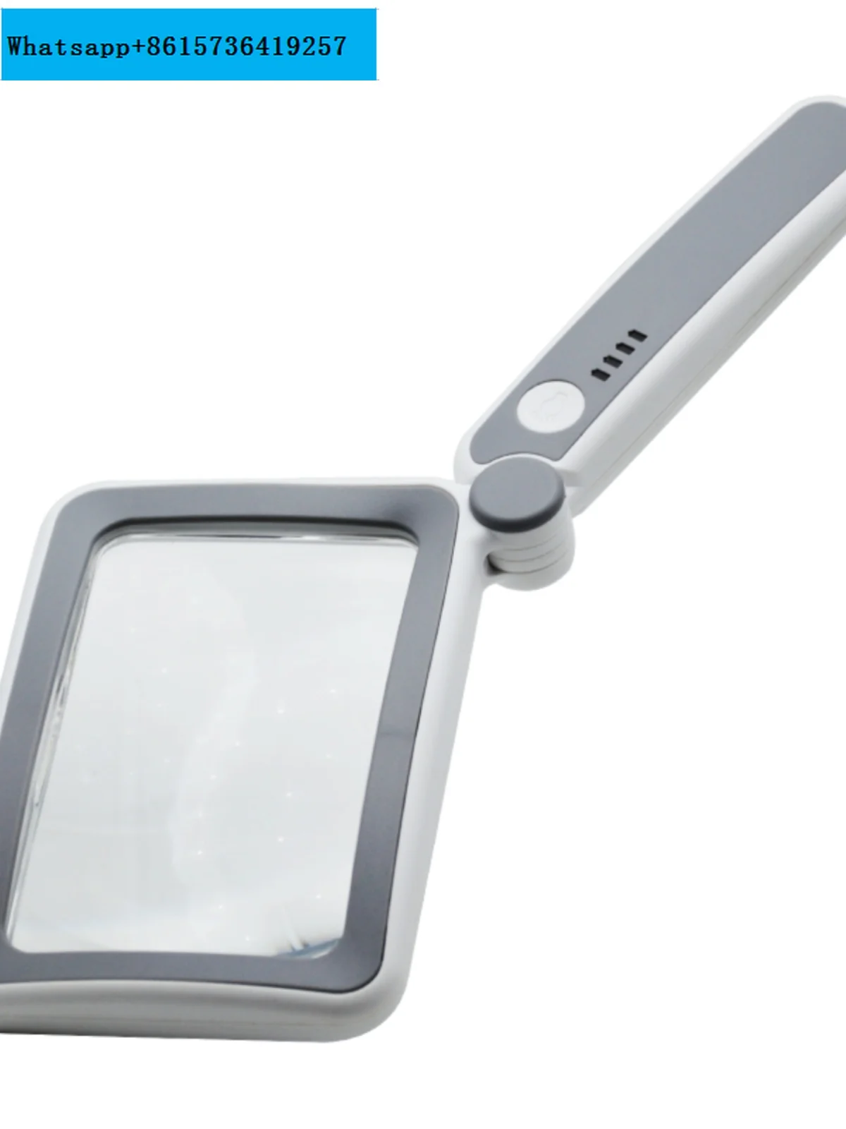 20x handheld foldable magnifying glass with light charging, elderly reading high-definition children's font amplifier