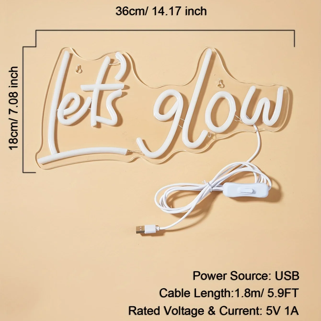 لافتة نيون ليد توهج ، منشئ أجواء نابضة بالحياة ، شكل مخصص لحفلات الزفاف وغرف النوم #3