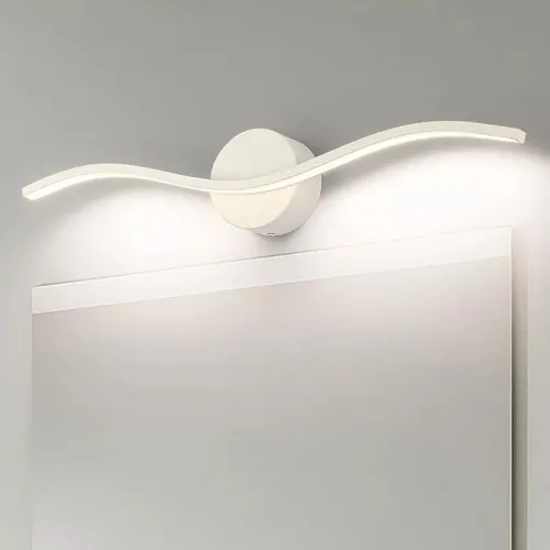 Sao Hỏa Trắng Gương Phòng Tắm Bàn Sconce Trắng Đèn Led Dán Tường Sconce